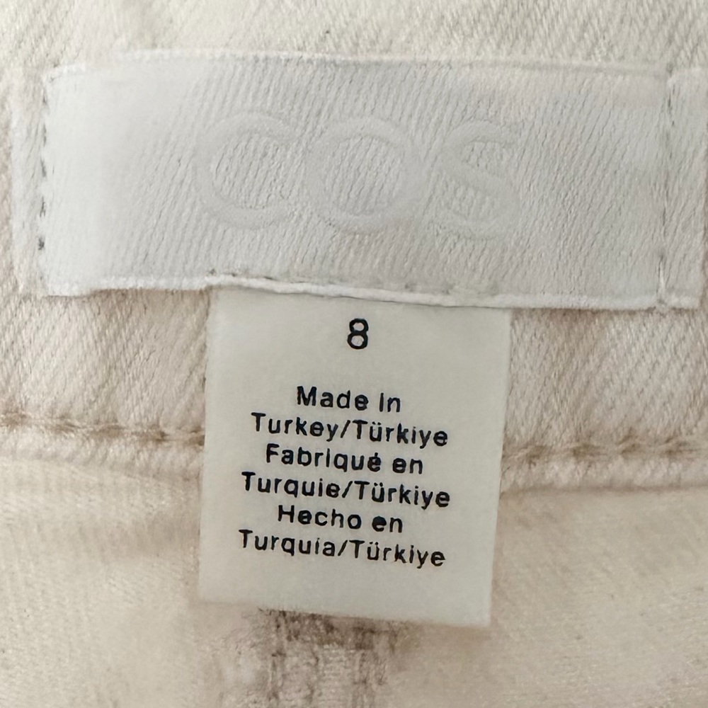 COS Barrel Leg Cotton Denim Pants - Excellent Pre-Owned Condition, 8 - Picture 8 of 16